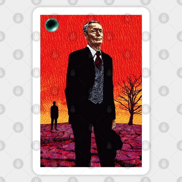 Hermann Hesse - Spiritual Journey Sticker by Exile Kings 